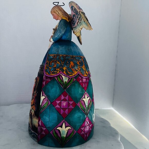 2005 Jim Shore Angel Nativity Scene A Star Shall Guide Us Hand-Painted Details 1 - Picture 6 of 10